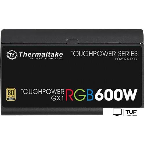 Блок питания Thermaltake Toughpower GX1 RGB 600W Gold TP-600AH2NKG