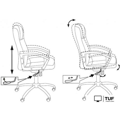 Офисное кресло Бюрократ T-800N (черный)