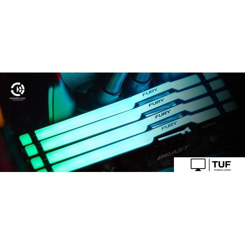 Оперативная память Kingston FURY Beast RGB 32ГБ DDR5 5600 МГц KF556C36BBE2A-32