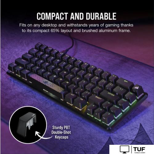 Клавиатура Corsair K65 Pro Mini (Corsair OPX, нет кириллицы)