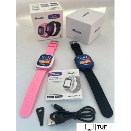 Детские умные часы Aimoto Lite (черный/синий)