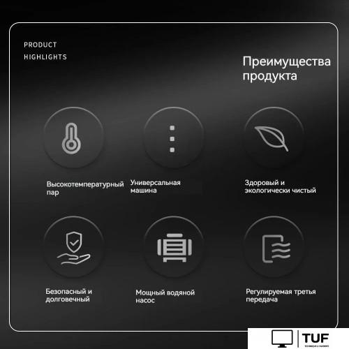 Пароочиститель Kunf TC-SC-003 W (белый)