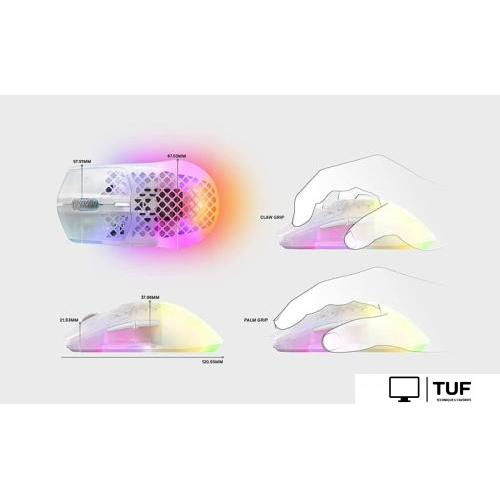 Игровая мышь SteelSeries Aerox 3 Wireless Ghost