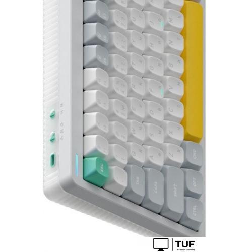Клавиатура NuPhy Halo75 V2 Ionic White (Mint Switch)