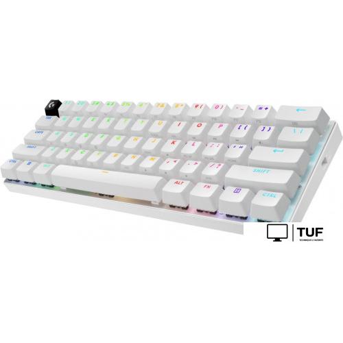 Клавиатура Logitech G Pro X 60 Lightspeed GL Tactile 920-011934 (белый, нет кириллицы)