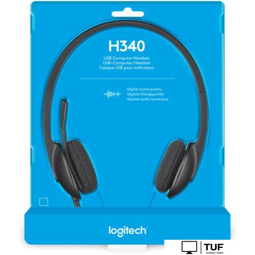 Наушники Logitech USB Headset H340