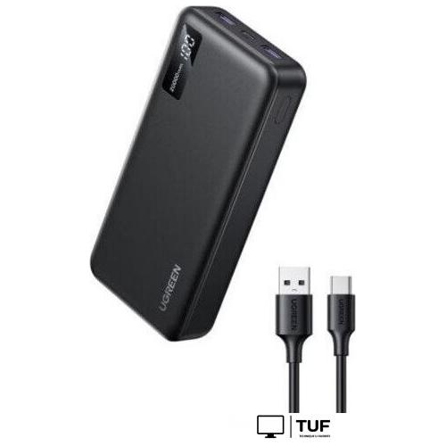 Внешний аккумулятор Ugreen PB312 20000mAh (черный)