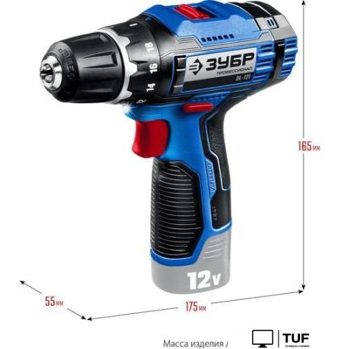 Дрель-шуруповерт Зубр Профессионал DL-121 (без АКБ)
