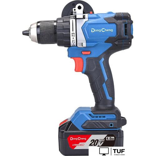 Дрель-шуруповерт DongCheng DCJZ06-13 Type FK (с 2-мя АКБ, кейс)