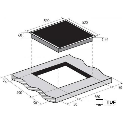 Варочная панель ZUGEL ZIH604W