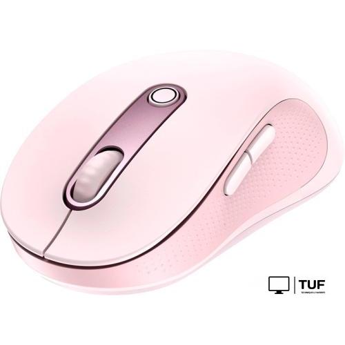 Мышь Baseus F02 Ergonomic Wireless Mouse (розовый, без батарейки в комплекте)