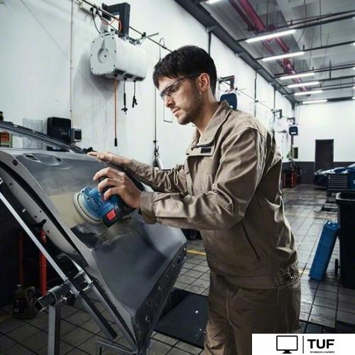 Эксцентриковая шлифмашина Bosch GEX 185-LI Professional 06013A5021 (с 1-м АКБ, кейс)