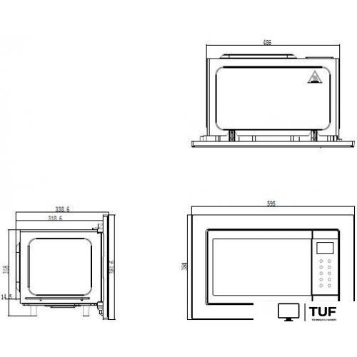 Микроволновая печь ZorG MIO211 S (черный)