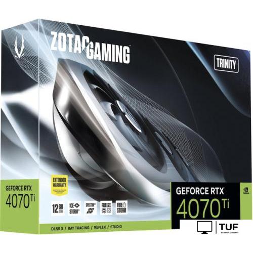Видеокарта ZOTAC Gaming GeForce RTX 4070 Ti Trinity ZT-D40710D-10P