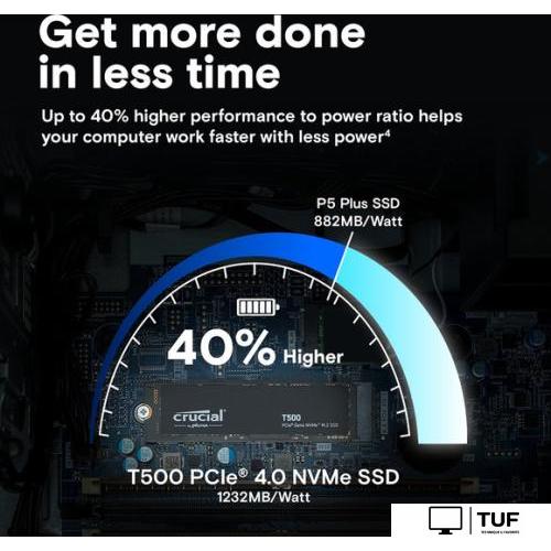 SSD Crucial T500 500GB CT500T500SSD8
