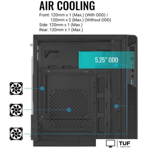 Корпус AeroCool CS-106 CS-106-S-BK-v1
