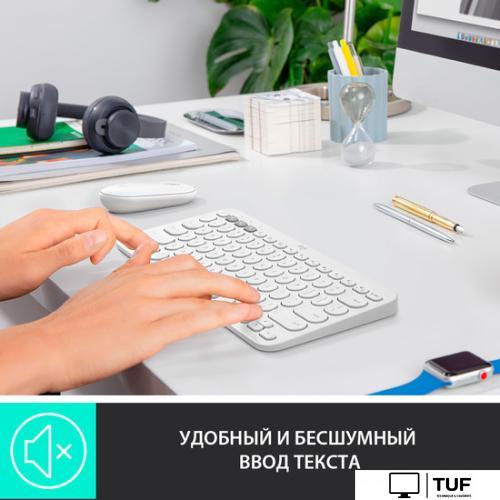 Клавиатура Logitech Multi-Device K380 Bluetooth 920-009589 (белый)