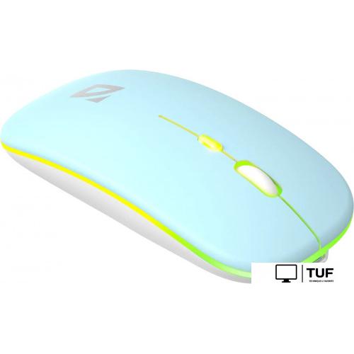 Мышь Defender Coda MB-261 (голубой/белый)