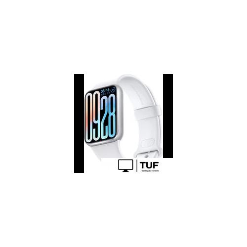 Фитнес-браслет Xiaomi Smart Band 9 Pro M2401B1 (серебристый, с белым силиконовым ремешком, международная версия)