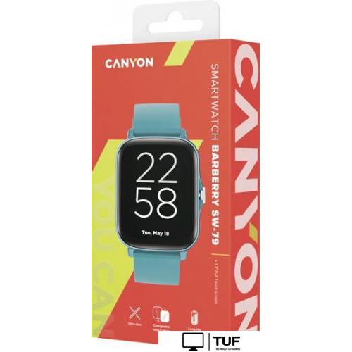 Умные часы Canyon Barberry SW-79 (синий)