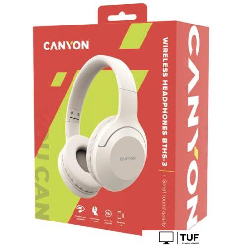 Наушники Canyon BTHS-3 (слоновая кость)