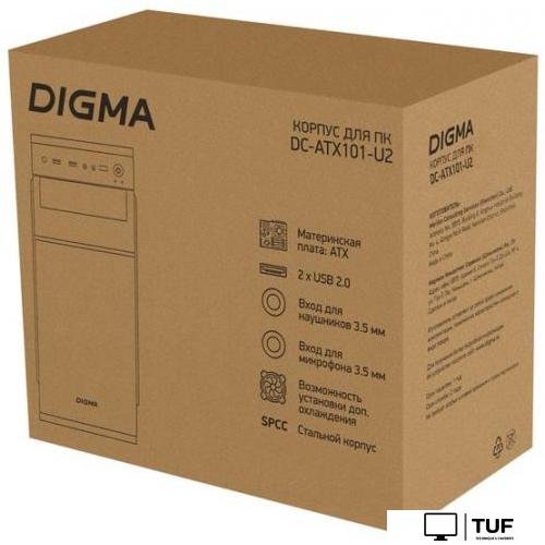 Корпус Digma DC-ATX101-U2