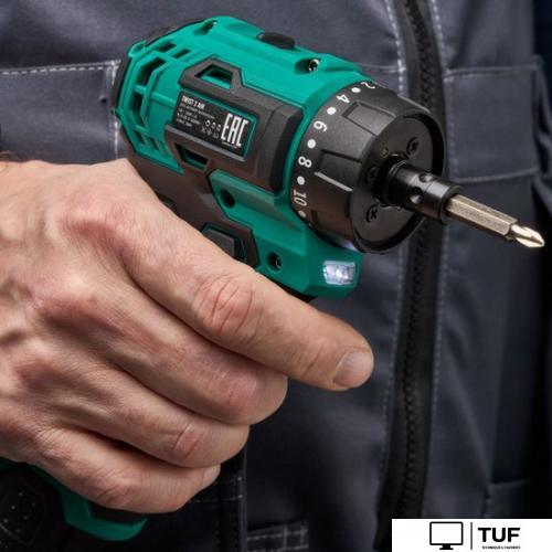 Дрель-шуруповерт Rokodil Twist 2 Air 1047196 (с 1-им АКБ, сумка, набор оснастки)