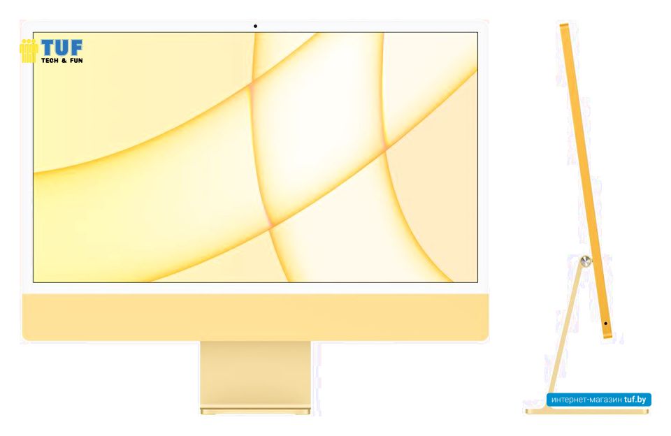 Моноблок Apple iMac M1 2021 24" (4 порта, 8/512, желтый)