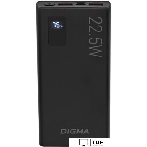 Внешний аккумулятор Digma DGPF10A 10000mAh (черный)