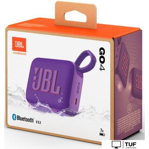 Беспроводная колонка JBL Go 4 (фиолетовый)