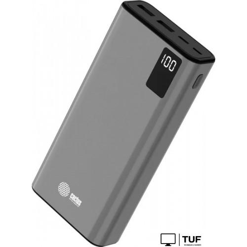 Внешний аккумулятор CACTUS CS-PBFSFA-20000 20000mAh (серый)