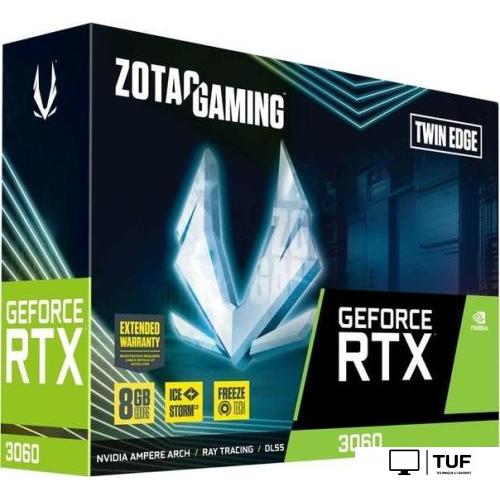 Видеокарта ZOTAC Gaming GeForce RTX 3060 8GB Twin Edge ZT-A30630E-10M