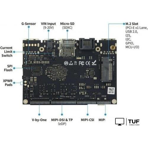 Одноплатный компьютер Khadas VIM4 KVIM4-001