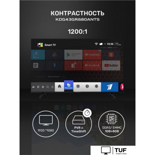 Телевизор TECHNO Smart KDG43GR680ANTS
