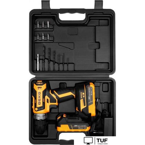 Дрель-шуруповерт Deko Banger 20V ONE+ 083-1109 (с 2-мя АКБ, кейс)