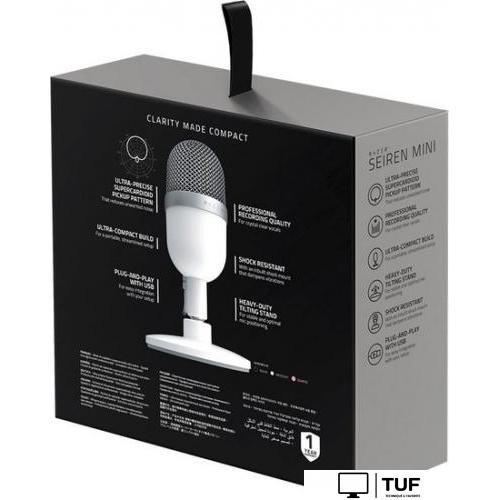 Проводной микрофон Razer Seiren Mini Mercury White
