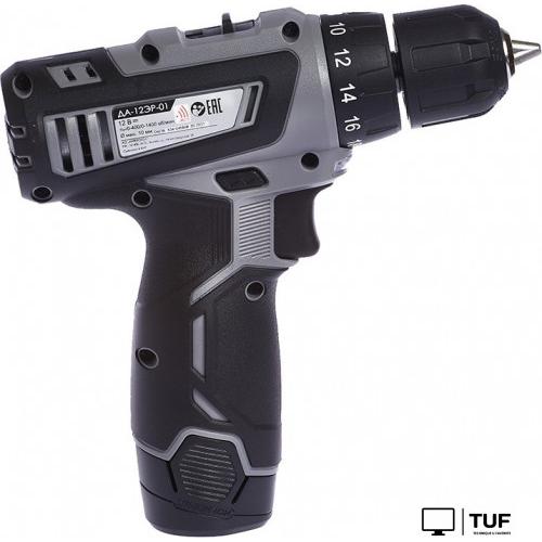 Дрель-шуруповерт Интерскол ДА-12ЭР-01 (с 1-им АКБ, кейс)