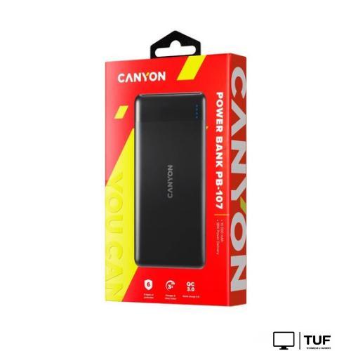 Внешний аккумулятор Canyon PB-107 10000mAh (черный)