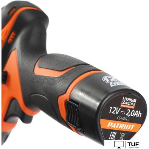 Дрель-шуруповерт Patriot BR 115Li 180201115 (с 2-мя АКБ, кейс)