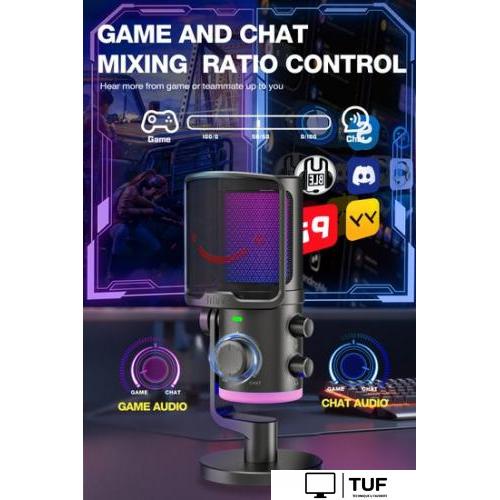 Проводной микрофон FIFINE TAM6 (черный)