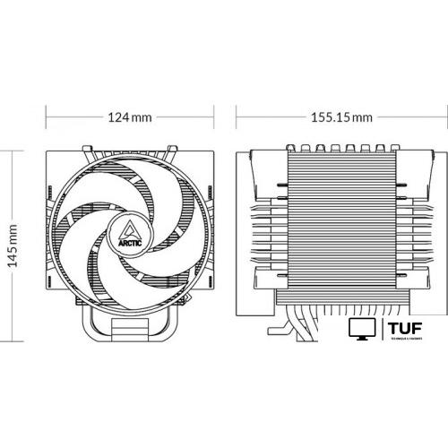 Кулер для процессора Arctic Freezer 4U-M Rev. 2 ACFRE00133B
