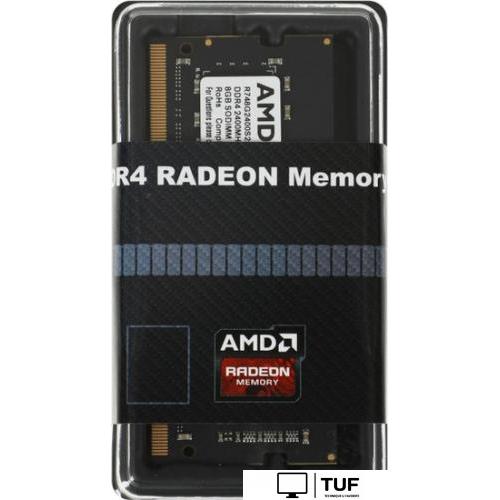 Оперативная память AMD Radeon R7 Performance 8GB DDR4 SODIMM PC4-19200 R748G2400S2S-U