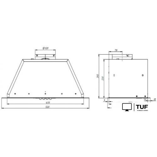 Кухонная вытяжка Elikor Bios 52П-450 221218 (белый)