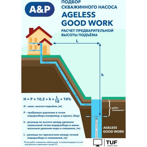 Скважинный насос A&P Ageless-3-2100/32-2/11
