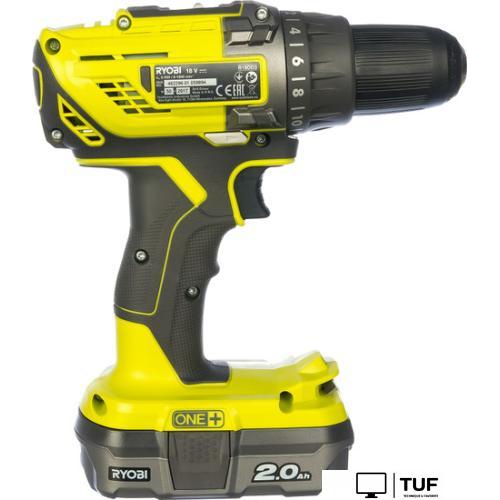 Дрель-шуруповерт Ryobi R18DD3-220S 5133003348 (с 2-мя АКБ 2 Ah, сумка)