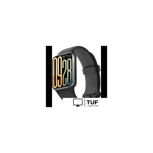 Фитнес-браслет Xiaomi Smart Band 9 Pro M2401B1 (серый, с черным силиконовым ремешком, международная версия)