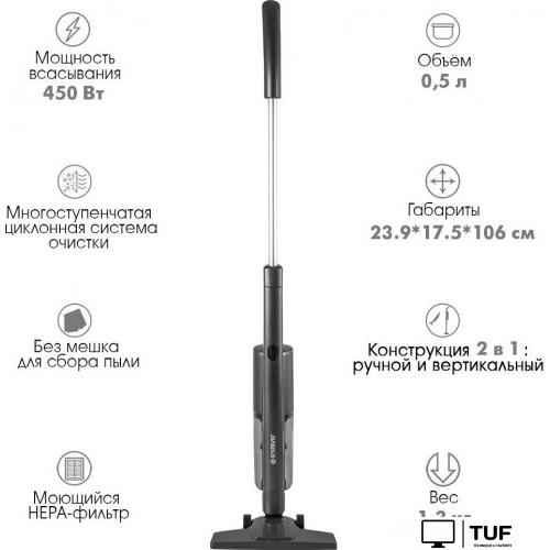Пылесос Endever SkyClean VC-297 (темно-серый)