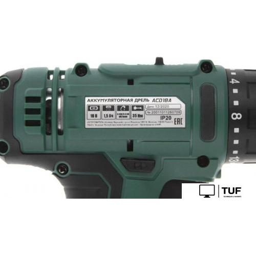 Дрель-шуруповерт Hammer ACD18A (с 2-мя АКБ, кейс)