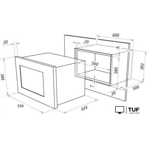 Микроволновая печь Akpo MEA 82008 MEP02 BL