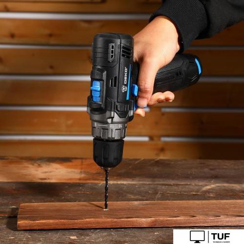 Дрель-шуруповерт Deko ZKCD12 SET6 084-1040 (с 2-мя АКБ, кейс)